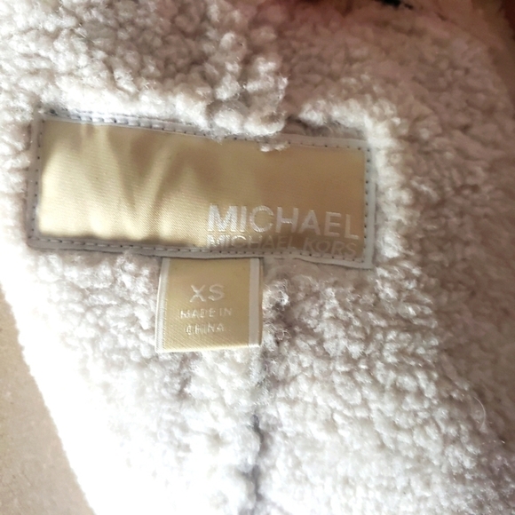 Michael Michael Kors Moto Jacket/Coat. Black Size XS - Picture 12 of 13